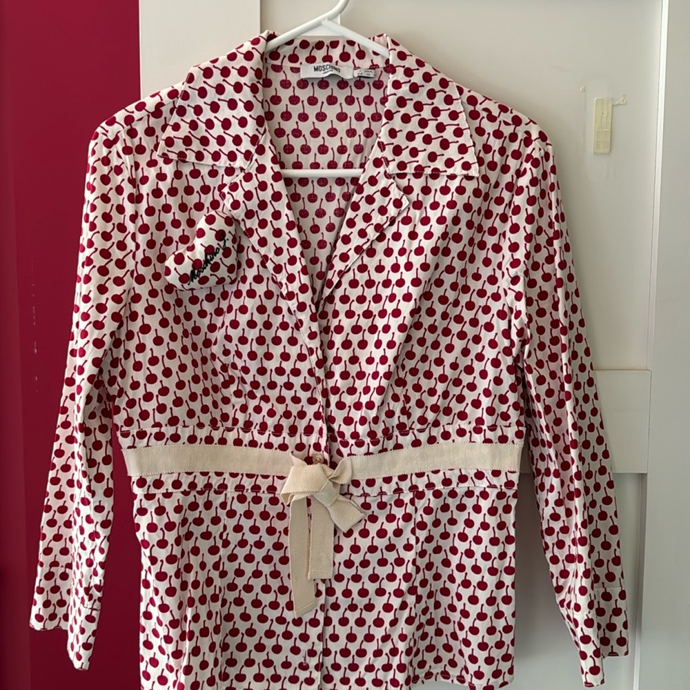 Love Moschino US 10 cherry blazer